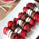 Strawberry Brownie Kabobs