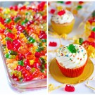 Boozy Gummy Bear Cupcakes