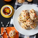 Peanut Butter Popcorn Balls