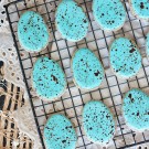 Malted Milk Speckled Egg Cookies