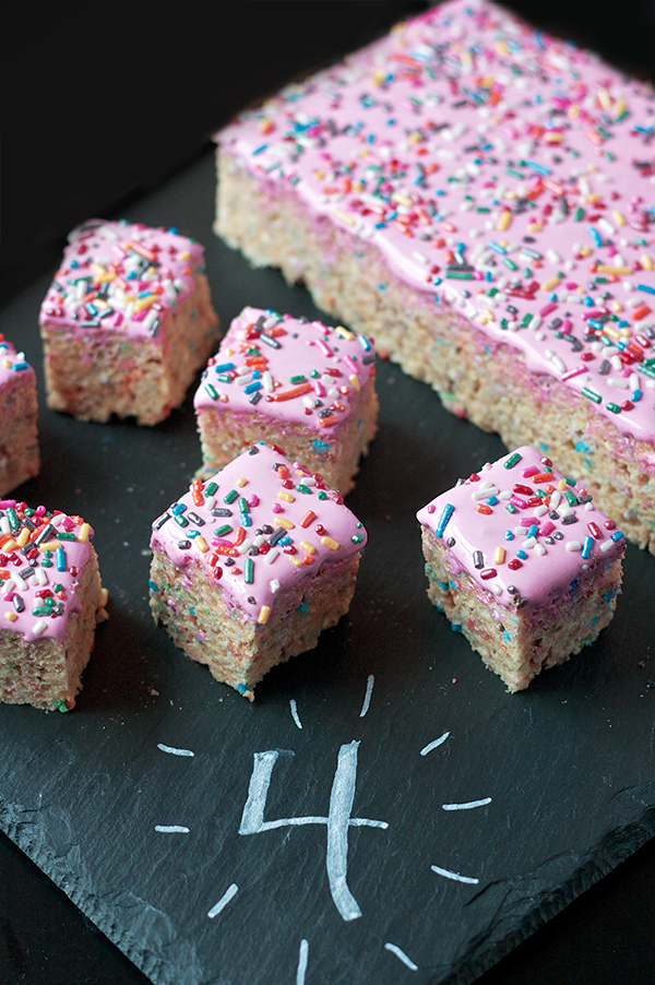 Funfetti Rice Krispie Treats