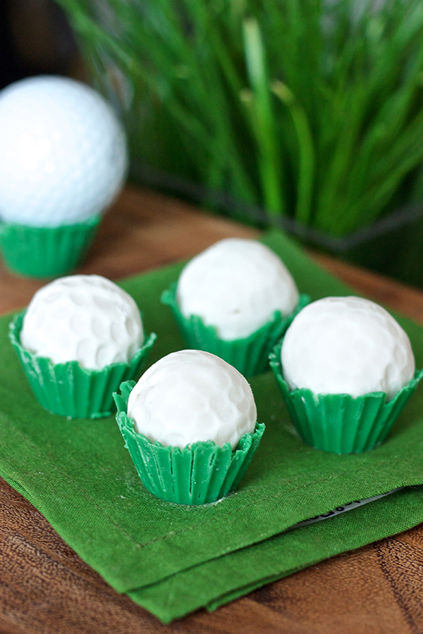 Golf Ball Cake Pop 